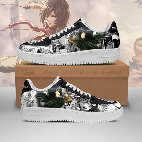 AOT Mikasa Shoes Attack On Titan Anime Sneakers Mixed Manga 1
