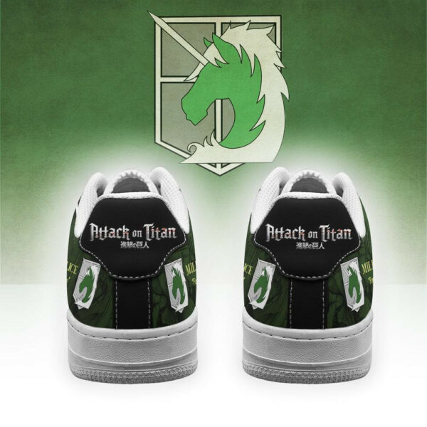 AOT Military Slogan Shoes Attack On Titan Anime Sneakers 3