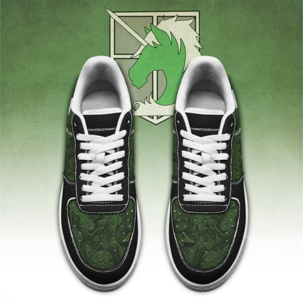 AOT Military Slogan Shoes Attack On Titan Anime Sneakers 2