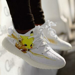 AOT Mashup Pikachu Shoes Pokemon Anime Sneakers SA11 6