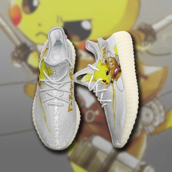 AOT Mashup Pikachu Shoes Pokemon Anime Sneakers SA11 2