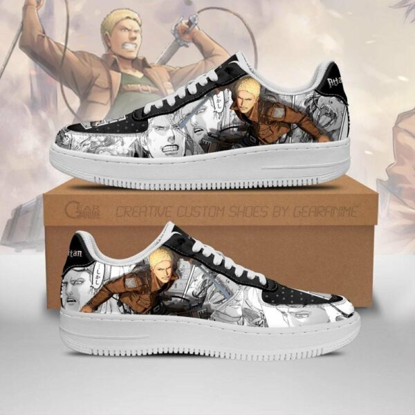 AOT Reiner Shoes Attack On Titan Anime Manga Sneakers 1