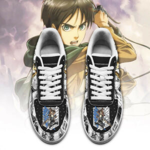 AOT Scout Eren Shoes Attack On Titan Anime Sneakers Mixed Manga 4