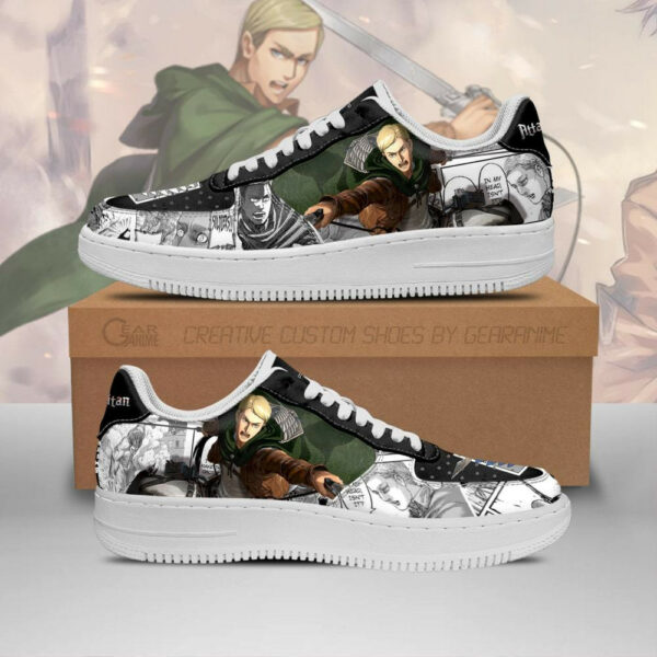 AOT Scout Erwin Shoes Attack On Titan Anime Sneakers Mixed Manga 1
