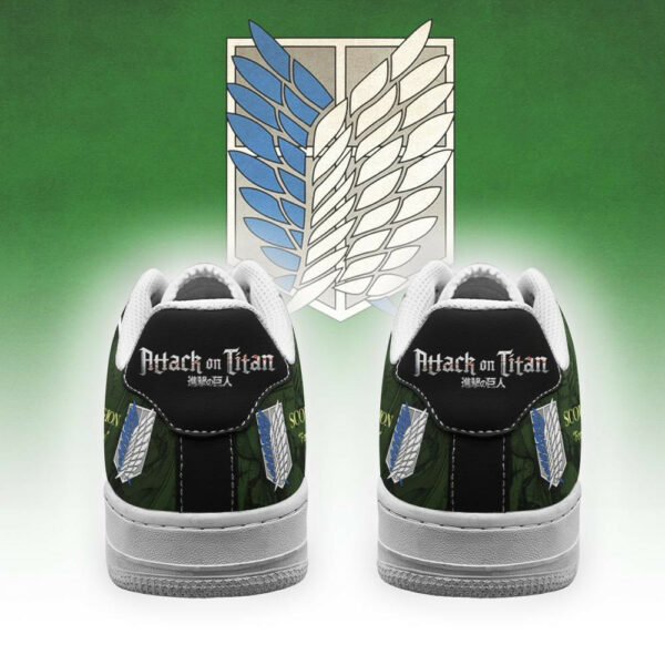 AOT Scout Regiment Slogan Shoes Attack On Titan Anime Sneakers 3