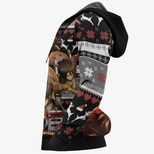 AOT Squad Ugly Christmas Sweater Custom Anime Attack On Titan XS12 5