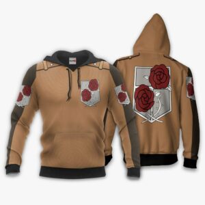 AOT Stationary Guard Uniform Hoodie Attack On Titan Anime Shirt Jacket 8