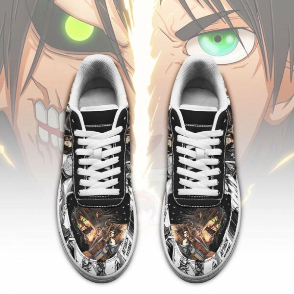 AOT Titan Eren Shoes Attack On Titan Anime Manga Sneakers 2