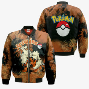 Arcanine Hoodie Custom Pokemon Anime Merch Clothes Tie Dye Style 9