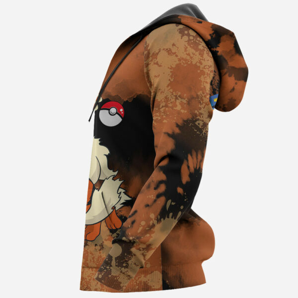 Arcanine Hoodie Custom Pokemon Anime Merch Clothes Tie Dye Style 6