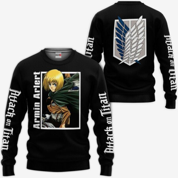 Armin Arlert Hoodie Attack On Titan Anime Shirts Jacket 2