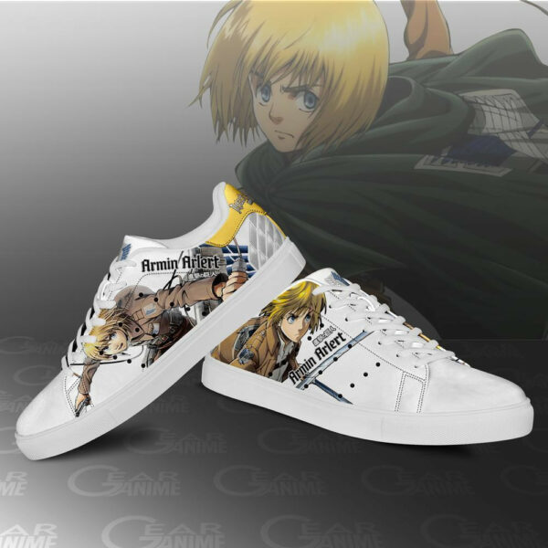 Armin Arlert Skate Shoes Attack On Titan Anime Sneakers SK10 3