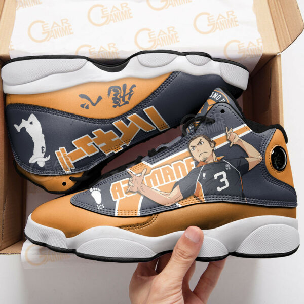 Asahi Azumane JD13 Shoes Haikyuu Custom Anime Sneakers 1