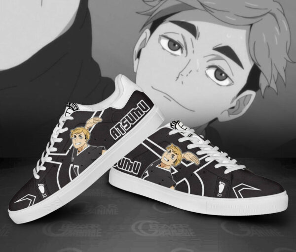 Atsumu Miya Skate Shoes Custom Haikyuu Anime Sneakers 3