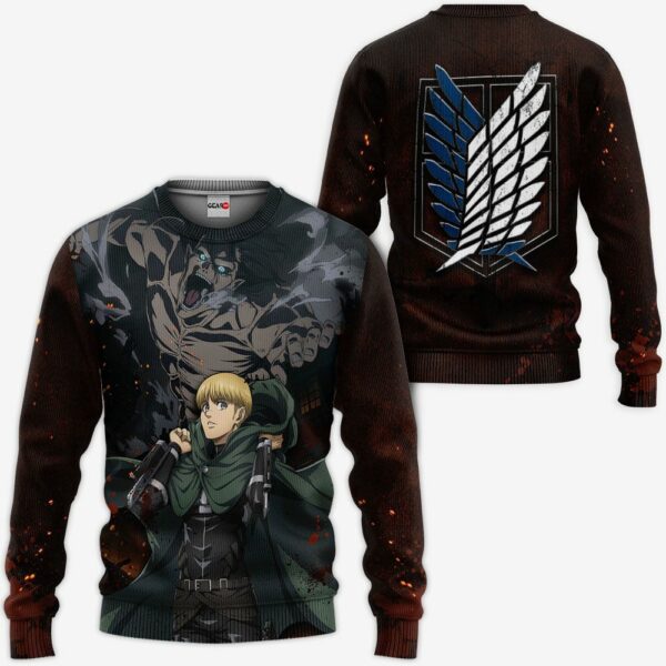 Attack On TiTan Armin Arlert Hoodie AOT Final Season Anime Shirt 2