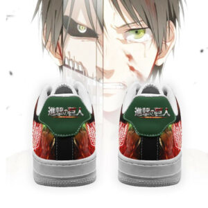 Attack On Titan Eren Yeager Air Shoes Custom AOT Anime Sneakers 5