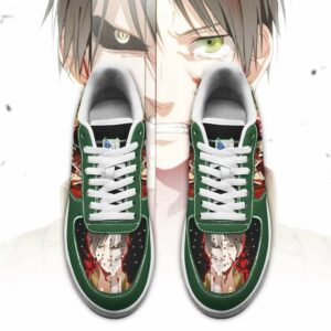 Attack On Titan Eren Yeager Air Shoes Custom AOT Anime Sneakers 4