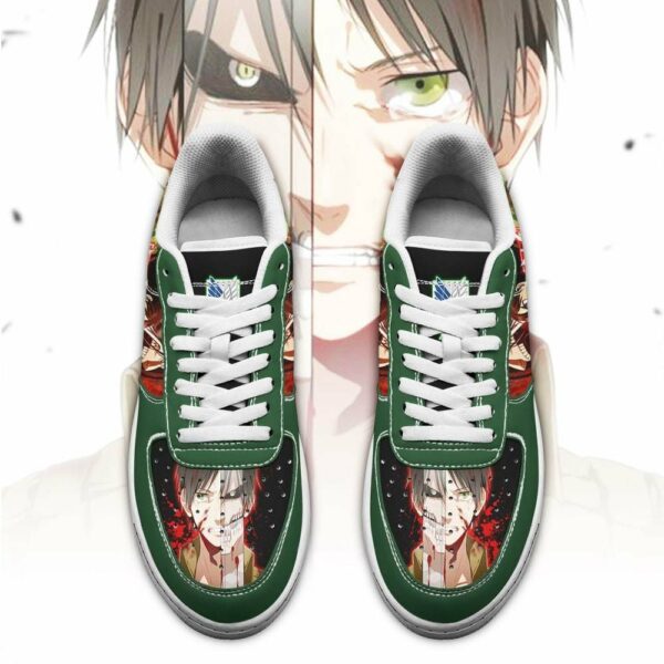 Attack On Titan Eren Yeager Air Shoes Custom AOT Anime Sneakers 2