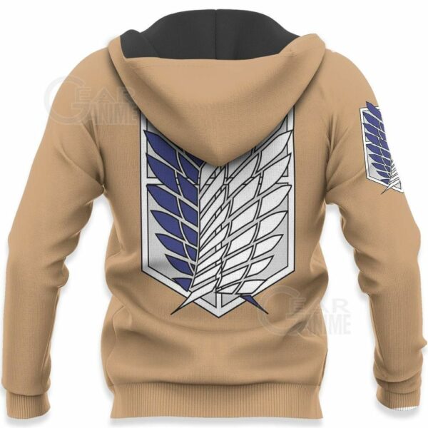 Attack On Titan Hoodie Wings Of Freedom Scout Regiment Anime Jacket 5