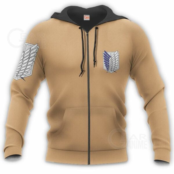Attack On Titan Hoodie Wings Of Freedom Scout Regiment Anime Jacket 7