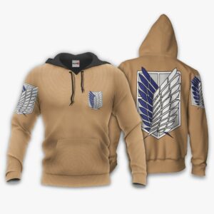 Attack On Titan Hoodie Wings Of Freedom Scout Regiment Anime Jacket 15