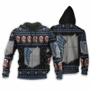 Attack On Titan Shirt Scout Ugly Christmas Sweater Jacket 9