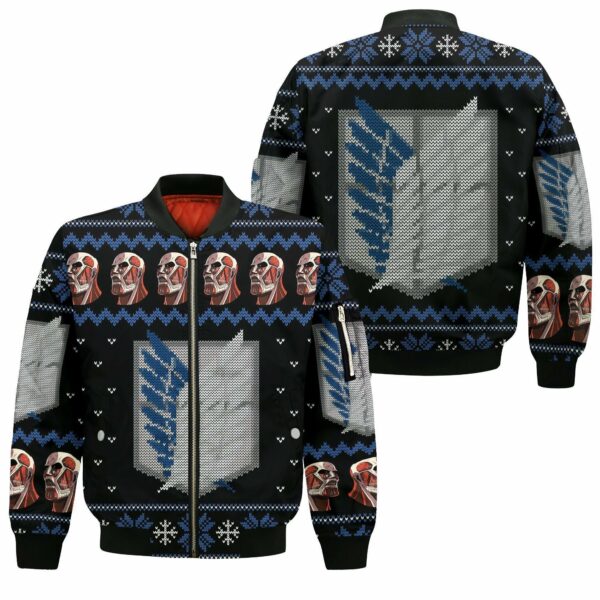 Attack On Titan Shirt Scout Ugly Christmas Sweater Jacket 4