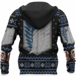 Attack On Titan Shirt Scout Ugly Christmas Sweater Jacket 12