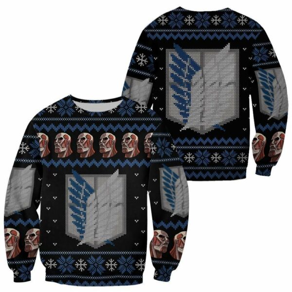 Attack On Titan Shirt Scout Ugly Christmas Sweater Jacket 1