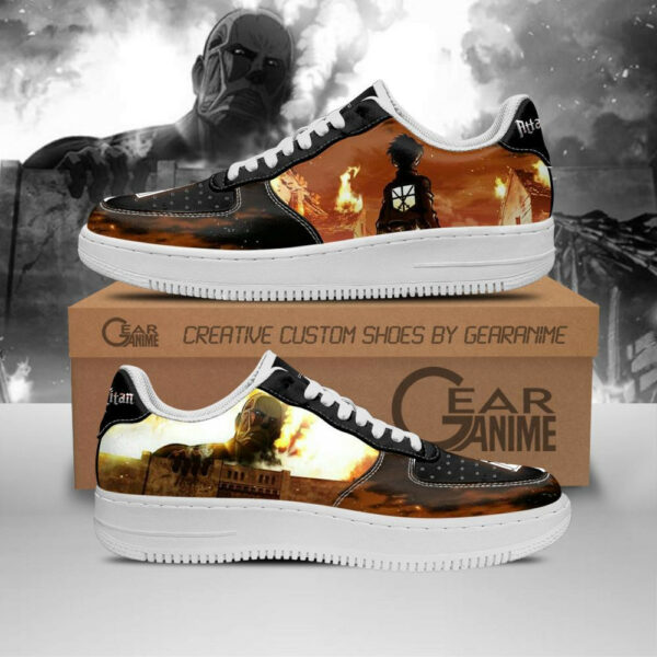 Attack On Titan Sneakers AOT Anime Custom Sneakers PT10 1