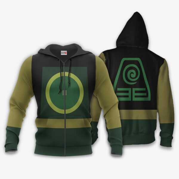 Avatar The Last Airbender Hoodie Earth Nation Uniform Shirt 1