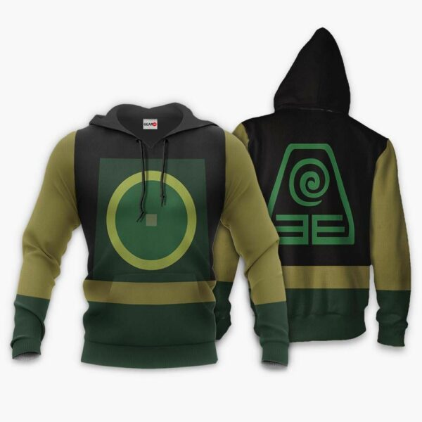 Avatar The Last Airbender Hoodie Earth Nation Uniform Shirt 3