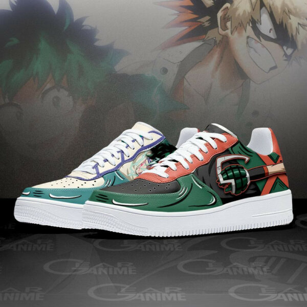 Bakugo and Deku Air Shoes Custom Anime My Hero Academia Sneakers 2