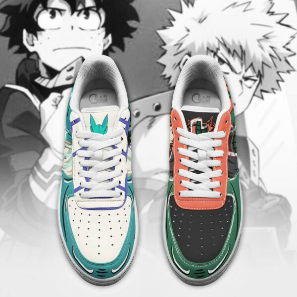 Bakugo and Deku Air Shoes Custom Anime My Hero Academia Sneakers 4