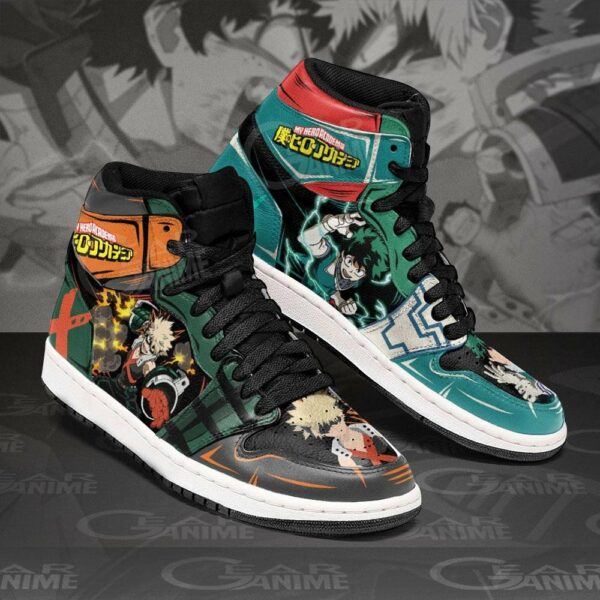 Bakugo And Deku Shoes Custom My Hero Academia Anime Sneakers 2
