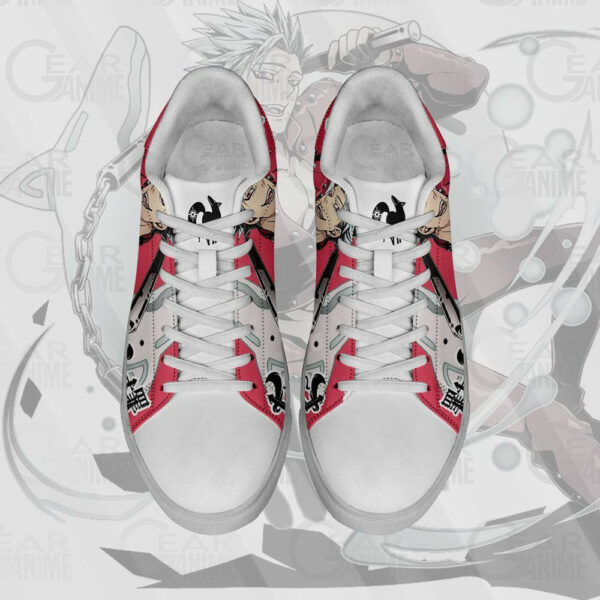 Ban Skate Shoes The Seven Deadly Sins Anime Custom Sneakers SK10 4