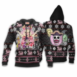 Big Mom Pirates Ugly Christmas Sweater Custom Anime One Piece XS12 7