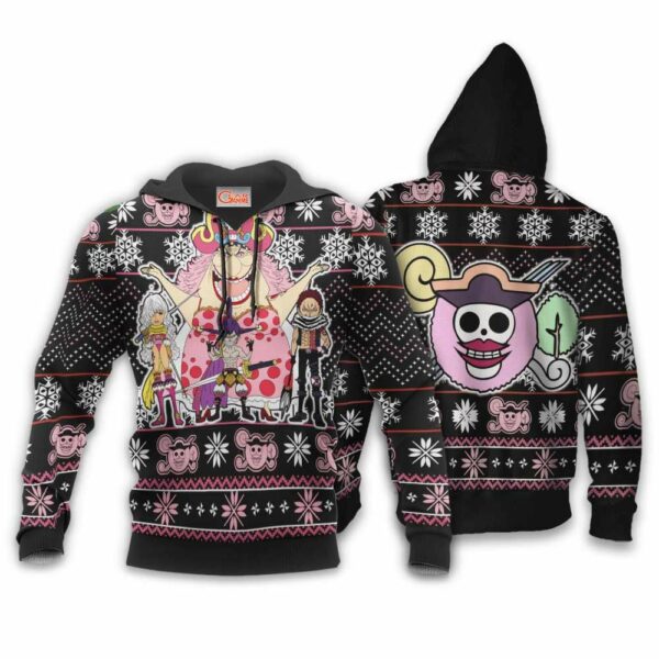 Big Mom Pirates Ugly Christmas Sweater Custom Anime One Piece XS12 3