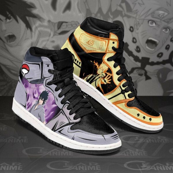 Bijuu and Sasuke Susanoo Shoes Custom Anime Sneakers 2