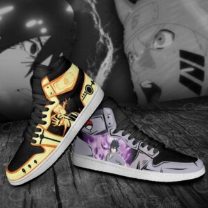 Bijuu and Sasuke Susanoo Shoes Custom Anime Sneakers 7