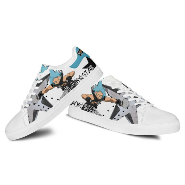 Black _ Star Skate Shoes Custom Soul Eater Anime Sneakers 3