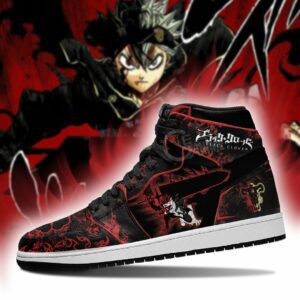 Black Asta Sword Shoes Black Clover Shoes Anime 6