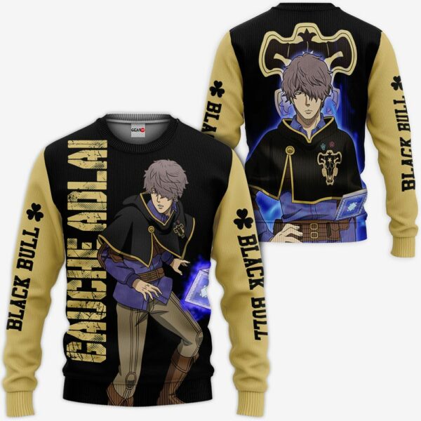 Black Bull Gauche Adlai Hoodie Black Clover Anime Shirt 2