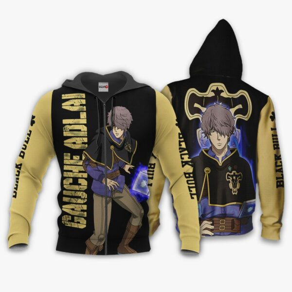 Black Bull Gauche Adlai Hoodie Black Clover Anime Shirt 1