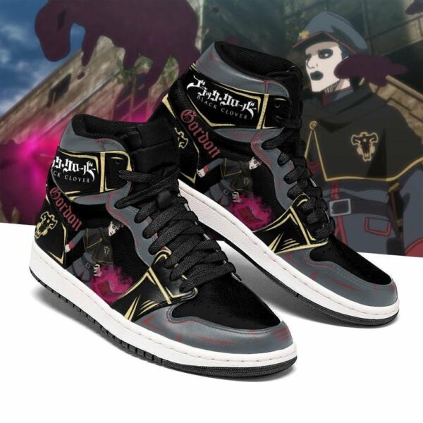 Black Bull Gordon Agrippa Shoes Black Clover Anime Sneakers 1