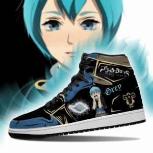 Black Bull Grey Shoes Black Clover Anime Sneakers 6