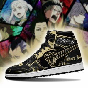 Black Bull Magic Knight Shoes Custom Anime Black Clover Sneakers 6