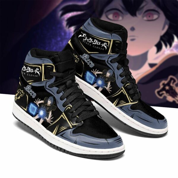 Black Bull Nero Secre Swallowtail Shoes Black Clover Anime Sneakers 1