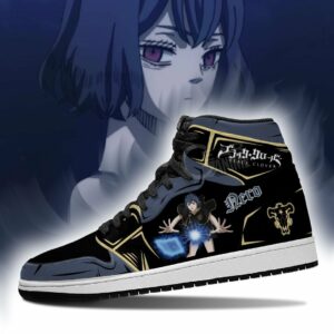 Black Bull Nero Secre Swallowtail Shoes Black Clover Anime Sneakers 6