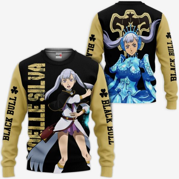 Black Bull Noelle Silva Hoodie Black Clover Anime Shirt 2